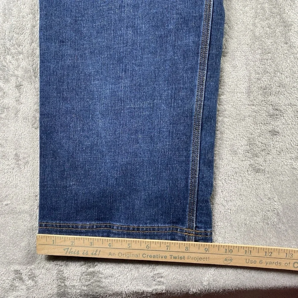 Duluth Trading Jeans Mens Size 40x32 (fit 40x30) Flex Ballroom Relaxed Fit Denim